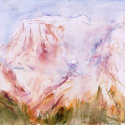 Aquarelle Alpes